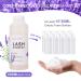 Buy Eyelash Extension Shampoo 600ml | Paraben & Sulfate Free Foaming Cleaner for Extensions & Natural Lashes - Lavender Scented - Buy Online on GoSupps.com