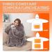 USB Heated Portable Ceiling - Large Heating Surface for Camping & Cold Weather | 3 Heating Zones & Pockets | Hooded Sweatshirt (No Power Bank) - Buy Online on GoSupps.com