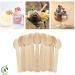 Naturelia Disposable Wooden Spoons (25 14cm): Eco-Friendly Biodegradable Food-Grade Wooden Spoons for Parties BBQs and Everyday Use - Buy Online on GoSupps.com