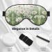 White Daisy Print Unisex Sleep Eye Mask | Soft Comfort Eye Shade for Travel Yoga & Shift Work - Shop Now - Buy Online on GoSupps.com