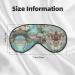 Cartoon World Map Eye Mask | Soft Adjustable Sleep Mask for Men & Women - International Shipping Available - Buy Online on GoSupps.com