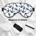 Navy Blue Anchor Sleep Mask Adjustable Double-Sided Eye Cover for Soft Sleep Perfect Shading & Eye Edema Reduction | International Shipping Available - Buy Online on GoSupps.com