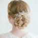 Bridal Flower Side Hair Clips Pearl Flower Hair Piece Wedding Hair Accessories for Brides Bridesmaid Girls Women - Buy Online on GoSupps.com