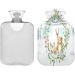 Christmas Deer in the Forest Hot Water Bottle 2L Fleece Cover for Warmth & Comfort | Ideal for Hot & Cold Compresses - Buy Online on GoSupps.com