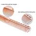 Professional Barber Aluminum Dressing Comb Set - Rose Gold Hair Styling Tools - Buy Online on GoSupps.com