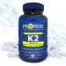 Promise Vitamin K2 MK-7 100mcg 120 Capsules- Bioactive Menaquinone-7 Bone Tissue & Heart Health- non-GMO Natto Vegan and Gluten-Free Made In Canada