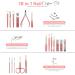Kichly Manicure Set for Women - 18-Part Nail Clippers & Pedicure Tools in Rose Gold Travel Case - Buy Online on GoSupps.com