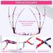 Buy COJWIS 4 Pack Stylish Reading Glasses for Women - HD Clear Lens Multi-Colored Readers (1.00x) - Trendy Lightweight and Comfortable - Buy Online on GoSupps.com
