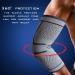 Elbow Compression Brace Sleeve for Pain Relief | Tennis Pickleball Tendinitis Support | Unisex Small/Medium - Buy Online on GoSupps.com