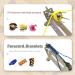 WILDAIR Paracord Bracelet Jig Kit with Knotters Tool - Paracord Tool Kit for Adjustable Length Bracelet Making - Buy Online on GoSupps.com