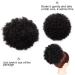 High Puff Afro Ponytail - Synthetic Curly Kinky Hair Bun | Kanekalon Fiber Clip-In Extensions - Buy Online on GoSupps.com