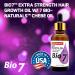 BIO7 Extra Strength Hair Growth Oil | 2 Fl Oz | Strengthen, Thicken, and Grow Your Hair | Condition Scalp | Prevent Breakage | Supply Nutrients | Increase Blood Circulation - Buy Online on GoSupps.com