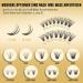 Individual Eyelashes Quewel 320pcs - 30D 0.07C Curl Mix 8-14mm Artificial Cluster Lashes - Reusable DIY Eyelash Extensions - Buy Online on GoSupps.com