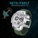 Hearkent Atomic Digital Talking Watch - British English Speaking, Radio-controlled, Big Numbers, Nylon Black - Ideal for Elderly and Visually Impaired - Buy Online on GoSupps.com