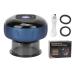 Cupping therapy set electrical cupping 3 in 1 Guasha massage device with red light 6 temperature levels and suction cup massage device for the body (blue)