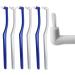 6 x Extra Slim Interdental Brush Blue Brushes for Orthodontic Braces & Bridges