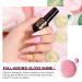 MEFA Gel Nail Polish Set Spring Summer, Pastel Hot Pink Sage Green Blue Cotton Candy Colors Easter Nail Gel Kit with No Wipe Mirror & Matte Top and Base Coat for Starter Soak Off Nail Art Salon Design Manicure 23 Pcs 1A-Candy Bling - Buy Online on GoSupps.com