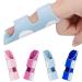 Leezmark 4 Pcs Finger Splints  Finger Straightener Brace for Arthrists  Finger Splints for Broken Finger  Finger Splint for Middle  Pinky  Thumb  Ring  Trigger Finger (4 Colors)