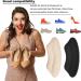 Heel Pads for Loose Shoes | 4 Pairs Cushion Inserts for Men & Women | Pain Relief & Blister Prevention (Pale Apricot & Black - Buy Online on GoSupps.com