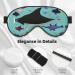 FoRes Manta Ray Fish Print Eye Mask - Light Blocking Adjustable Sleep Mask for Deep Rest | Unisex - Buy Online on GoSupps.com