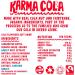 Karma Drinks Karma Cola (24 x 300ml Bottles) Natural Ingredients Fairtrade Gluten Free Vegan Friendly Delicious Soft Drink Carbonated Fizzy Drink Organic No GMO Karma Cola 24 x 300ml Bottles - Buy Online on GoSupps.com
