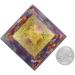 TUMBEELLUWA Orgone Pyramid Energy Generator - Crystal Healing Chakra Balancing Meditation & Home Decoration | Colorful Tumbled Stones & Orgonite Figurine - Buy Online on GoSupps.com