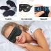Sleep Eye Mask for Women Men 3D Contoured Cup Sleeping Mask Breathable Blackout Blindfold Eye Cover with Adjustable Strap for Side Sleeper Concave Molded Night Sleeping Travel Shift Work Yoga Meditation 1 count (Pack of 1) - Buy Online on GoSupps.com