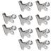 Nail Clamp Clip 10pcs Portable Ergonomic Sturdy Metal Nail Fiberglass Clip Wear-Resistant for Home for Nail Salon