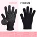 Sopito Heat-Resistant Gloves for Hair Styling - 2-Pack Silicone Grip Gloves for Curling & Flat Irons - Black - Buy Online on GoSupps.com