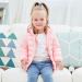 Pink Kids Puffer Jacket - Winter Hooded Coat for Boys and Girls (3-4 Years) - Buy Online on GoSupps.com