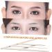 Anneome 1pc Second Generation Scale Makeup Kits Eyebrow Shape Molds Eyebrow Tattooing Ruler Tracer Bagged 25x5x0.6cm Silver - Buy Online on GoSupps.com