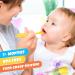 NiBaby Silicone Teething Toys 0-12 Months - Toothbrush Shape Baby Teether Set (3-Pack, BPA Free) - Freezable & Dishwasher Safe - Pink/Yellow/Blue - Buy Online on GoSupps.com