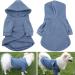 Hualisiji Dogs Hoodie - Lightweight & Comfortable Dog Sweatshirt for Small Dogs | Soft & Warm Hooded Sweater in M Haze Blue - Buy Online on GoSupps.com