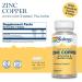Solaray Zinc + Copper Amino Acid Chelate Vcapsules 100 Count - Unflavored (Pack of 1) - Buy Online on GoSupps.com