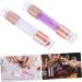 minkissy 2pcs Nail Stamp Nail Art Stamper Head French Tip Nail Tool Nail Art Stamp Tool Nail Art Stamper for French Manicure Nail Art Stamping Tools Silica Gel Template Purple Printing 11.50X2.00X2.00CM Purple - Buy Online on GoSupps.com