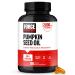 Force Factor Pumpkin Seed Oil Capsules Phytosterols Supplement with Essential Fatty Acids Made with Cold Pressed Pumpkin Oil Premium Quality Non-GMO 100 Softgels