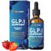 GLP-1 Support Probiotic Supplement for Weight Loss Fat Burner Support - Daily Natural Herbal Supplement for Women Men Digestive & Metabolic Health 4 Count (Pack of 1)