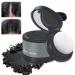 Powder base powder hairline powder 4g hair powder hair concealer hair root concealer hair hair powder for repairing the roots to fill up with thin hair (black)