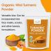 hennaco Organic Wild Turmeric Powder | Turmeric Curcumin Powder | Turmeric Powder for Skin and Face | 100% Raw | No Preservatives| Chemical Free | Face Mask Powder | 114 Grams (4 OZ) - Buy Online on GoSupps.com