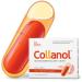 Collanol- Innovation in the care of healthy joints Liquid formula in a double capsule 3D collagen + micell extract of curcuma roots 1 capsule/day.Laboratory