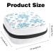 GIAPB Sanitary Napkin Storage Bag | Period Tampon Makeup Pad Pouch | Blue Snowflakes Color - Buy Online on GoSupps.com