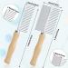 2 Pcs Dog Metal Combs | Cat Wooden Handle Grooming Comb | Stainless Steel Double-Sided Pet Grooming Brush | Long & Short Hair Fur Tool - Buy Online on GoSupps.com