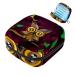 Menstruation pad bag with zipper women's napkin bag tampons collective bags for women and girls (cute owl night moon)