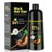 Evil Black Hair Dye Shampoo 3 in 1 Hair Color Shampoo for WomenMen for Gray Coverage for Instant Herbal Natural Hair Dye