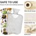 Naanle Giraffe Hot Water Bottle - 1L Transparent Heat & Cold Therapy | Pain Relief for Hands & Feet | Ideal for Bed Use - Buy Online on GoSupps.com