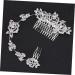 FRCOLOR Bridal Wedding Hair Comb Comb Floral rhinestone pin bride Rhinestone Headband Hair Comb - Buy Online on GoSupps.com