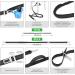 TUDEQU 4-IN-1 Hands Free Dog Bungee Leash & Waist Bag Set - Dark Grey - Buy Online on GoSupps.com