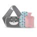 Yungden Hot Water Bottle with Waist Cover 120cm Cute Animal Wrap Around Warm Water Bottle Belt Wearable Hot Water Bag Pouch for Belly Hands Neck Back Shoulder Legs and Period Cramps Pain Relief Pink-Little Bear