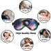 Spaceperson Galaxy Trippy Print Soft Eye Mask | Sleep Mask for Women & Men | Ideal for Travel & Relaxation - Buy Online on GoSupps.com