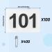 Waterproof Running Bibs with Safety Pins - Multicolor Race Numbers 101-200 - Buy Online on GoSupps.com